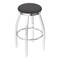 Holland Bar Stool Co 25" Swivel Counter Stool, Chrome Finish, Canter Storm Seat 80225CH004 - alternate 1